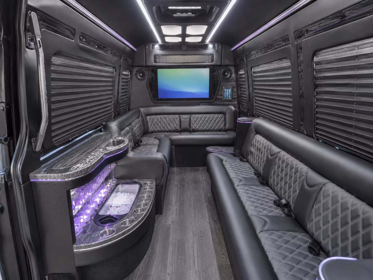 duluth party bus interior